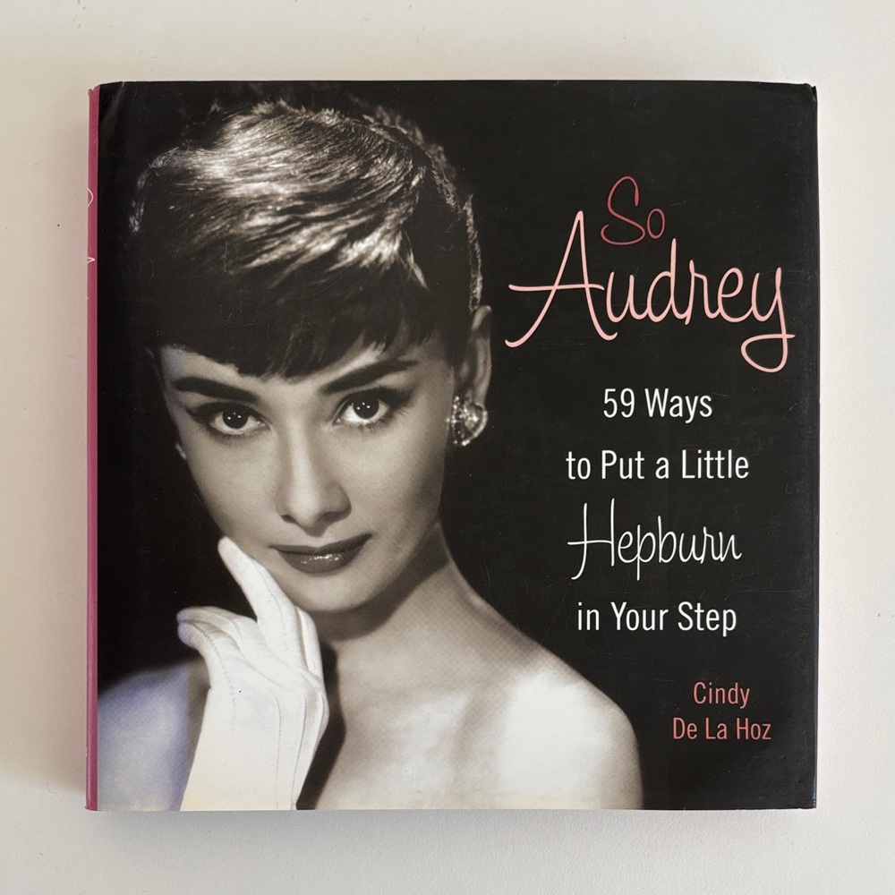 So‎ Audrey Coffee Table Book - Black and Pink